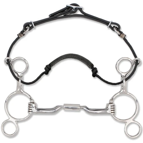 Myler 2-Ring Combination Sweet Iron Low Port Comfort Snaffle - MB 04 - Level 2 3 Myler 2-Ring Combination Sweet Iron Low Port Comfort Snaffle - MB 04 - Level 2
