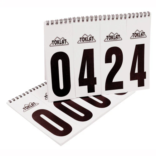 Toklat Competition Pad Number Packet 3 Toklat Competition Pad Number Packet