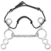 Myler 3-Ring Combination Sweet Iron Mullen Triple Barrel - MB 32-3 - Level 2 -Equestrian Supplie Store 3 ring combo triple barrel mullen bit 89 31315 myler 05174.1592515134
