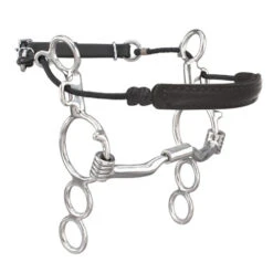 Myler 3-Ring Combination Sweet Iron Low Port Comfort Snaffle - MB 04 - Level 2