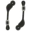 Weaver Leather Weaver Basketweave Floral Spot Spur Strap 2 Weaver Leather Weaver Basketweave Floral Spot Spur Strap -Equestrian Supplie Store 30 0297blackspurstrap 53180 06504.1527304035