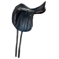 Used Equipe Viktoria Monoflap Dressage Saddle 17.5/W 17 Used Equipe Viktoria Monoflap Dressage Saddle 17.5/W -Equestrian Supplie Store 334 Hero 00267.1687461331
