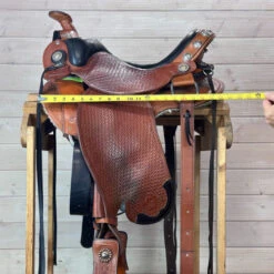 Used Ortho-Flex Western Saddle 15/M -Equestrian Supplie Store 337 Skirt Measurement 86429.1690420263