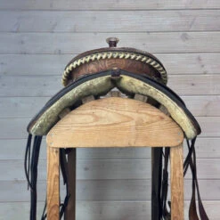 Used Star Of Texas Western Saddle 15/MW -Equestrian Supplie Store 340 Cantle 00130.1690419419