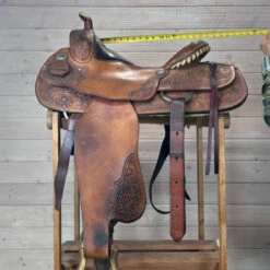 Used Star Of Texas Western Saddle 15/MW -Equestrian Supplie Store 340 Seat Measurement 34934.1690419405