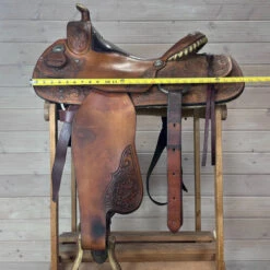 Used Star Of Texas Western Saddle 15/MW -Equestrian Supplie Store 340 Skirt Measurement 01240.1690419413