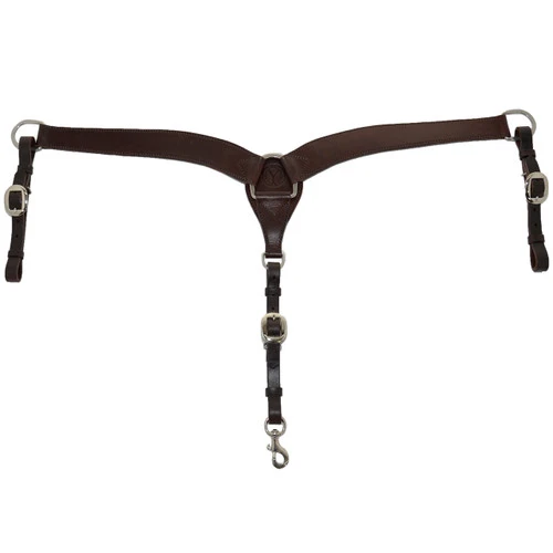 Circle Y Single Ply Shaped Breast Collar 4 Circle Y Single Ply Shaped Breast Collar - Image 2