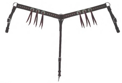 Circle Y Remuda Breast Collar 3 Circle Y Remuda Breast Collar