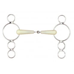 Happy Mouth Single Jointed Pessoa 3-Ring Gag