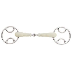 Happy Mouth Jointed Ribbed Loop Ring Gag