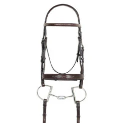 Pessoa PRO Fancy Stitched Wide Bridle -Equestrian Supplie Store 470461 pessoa pro wide fs bridle dk brown 27795.1586553041