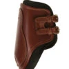 Majyk Equipe Leather Equitation Fetlock Boots - HORSE And PONY -Equestrian Supplie Store Brown Leather eq boot hind only 21317.1587684094
