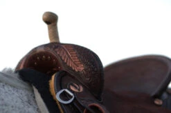 Reinsman Team Camarillo Fine Feathers Barrel Saddle -Equestrian Supplie Store Camarillo Feathers Pommel 31586.1600205215