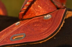 Circle Y Fischer Daisy Treeless Barrel Saddle -Equestrian Supplie Store Fischer Treeless Tooling 74914.1600204922