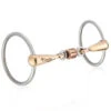 Mikmar Cupreon French Link Roller Loose Ring -Equestrian Supplie Store Mikmar Cupreon Loose Ring Snaffle Horse Bit CLR500 32831.1587239927