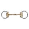 Stubben Steeltec Golden Wings Double Jointed Loose Ring -Equestrian Supplie Store Stubben Golden Wings Loose Ring Snaffle 2262 33772.1612469189