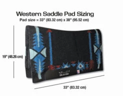Professional's Choice GM Into The Storm SMx Pad -Equestrian Supplie Store Western Saddle Pads size chart PC 46492.1676413879