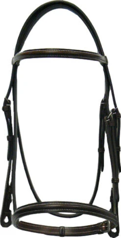 Bobby's English Tack Plain Raised Bridle