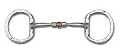 Myler Copper Roller Comfort Snaffle Eggbutt With Hooks - MB 03 - Level 1