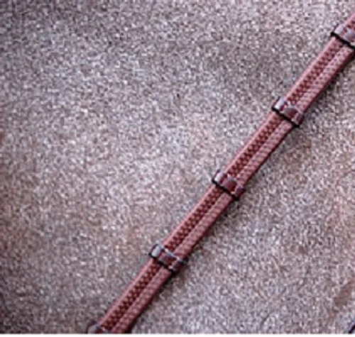 Dy'on Fancy Stitch Rubber Reins With Stops 3 Dy'on Fancy Stitch Rubber Reins With Stops