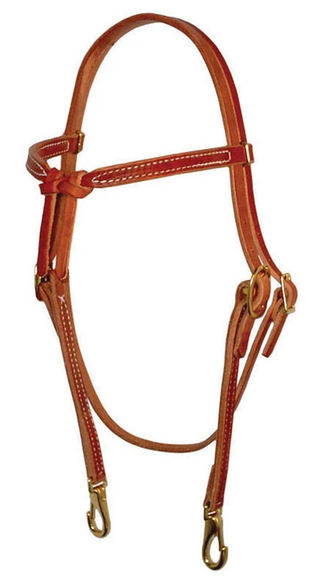 Berlin Knot Brow Headstall With Snaps 3 Berlin Knot Brow Headstall With Snaps