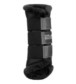 Stubben AirFlow Brushing Boots With Fleece -Equestrian Supplie Store airflow brushing boots fleece large side 24451 stubben 91545.1680630395