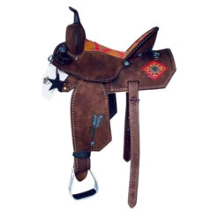 Alamo Saddlery Aztec Arrow Barrel Saddle -Equestrian Supplie Store aztec barrel saddle AZTEC ARROW alamo 54786.1650658475