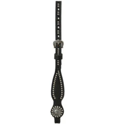 Weaver Leather Weaver Back In Black Brow Headstall -Equestrian Supplie Store back in black brow headstall cheek weaver 20721.1588803615