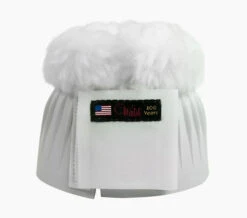 Walsh Velcro Bell Boot With Sheepskin -Equestrian Supplie Store bell boot sheepskin white walsh 50653.1655845417
