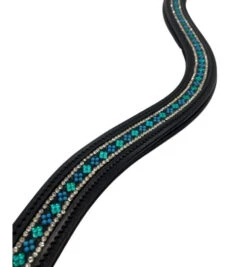 Black Oak Emerald City Curved Browband -Equestrian Supplie Store black oak emerald curved browband black kl select 71017.1668190820