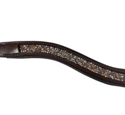 Black Oak Stormy Rose Curved Browband -Equestrian Supplie Store black oak stormy rose curve brow band brown closeup 135102 kl select 28298.1668206272