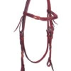 BLR Blood Knot Brow Headstall -Equestrian Supplie Store blood knot brow hs latigo 2154 LAT buffalo leather 90220.1648319108