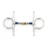 Centaur Blue Steel Brass Roller Disks Full Cheek Gag -Equestrian Supplie Store blue steel brass roller disks full cheek 470290 centaur 43358.1634761648