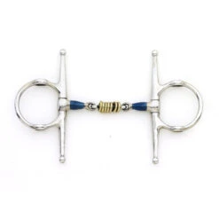 Centaur Blue Steel Brass Roller Disks Full Cheek Gag