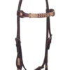 BLR Chevron Rawhide Brow Headstall -Equestrian Supplie Store chevron rawhide brow hs dark 2902 DK buffalo leather 32574.1647371093