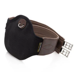 Mikmar Comfort Hunter Jumper Girth -Equestrian Supplie Store comfort girth hunter jumper dark brown mikmar 44884.1575936871