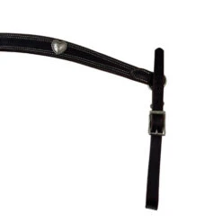 Buckaroo Leather Heart Concho Breast Collar -Equestrian Supplie Store contour 1.5in bc heart tug buckaroo 42484.1674936263