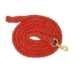 Heavy Cotton Lead Rope -Equestrian Supplie Store cotton lead rope 10ft red 46317701 partrade 44120.1670430765