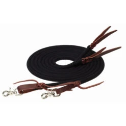 Weaver Leather Weaver EcoLuxe Round Split Reins 9 Weaver Leather Weaver EcoLuxe Round Split Reins -Equestrian Supplie Store ecoluxe round split rein black 35327 08 08 00 weaver 89966.1673480090