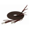 Weaver Leather Weaver EcoLuxe Round Split Reins -Equestrian Supplie Store ecoluxe round split rein brown black 35327 weaver 46889.1673480110