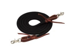 Weaver Leather Weaver EcoLuxe Round Trail Rein 8 Weaver Leather Weaver EcoLuxe Round Trail Rein -Equestrian Supplie Store ecoluxe round trail rein black 353260810 weaver 27422.1673322920