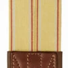 Edgewood Fancy Stitch Leather Overlay Girth With Double End Elastic -Equestrian Supplie Store fancy stitch 2end elastic overlay girth end havana edgewood 11325.1587248273