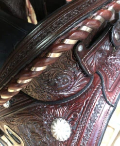 Circle Y Fischer Daisy Treeless Barrel Saddle 1308 6 Circle Y Fischer Daisy Treeless Barrel Saddle 1308 -Equestrian Supplie Store fischer treeless daisy barrel saddle walnut cantle circle y 59304.1687556662