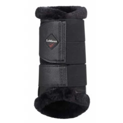LeMieux Fleece Lined Brushing Boots -Equestrian Supplie Store fleece lined brushing boot black 8953 lemieux 60963.1636831261