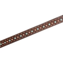 Martin Saddlery Floral Dots Breast Collar -Equestrian Supplie Store floral dots breast collar choco dots BC15021EFSCR martin 72006.1616888694