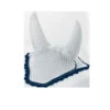 USG Fly Bonnets -Equestrian Supplie Store fly veil white navy usg 29557.1589058241