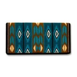 Mayatex Flying Eagle Navajo Blanket -Equestrian Supplie Store flying eagle navajo teal brown 1466 1 mayatex 33250.1647202701