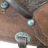 Alamo Saddlery Geo Aztec Barrel Saddle 1 Alamo Saddlery Geo Aztec Barrel Saddle -Equestrian Supplie Store geo barrel brown detail2 GEO AZTEC alamo 38344.1650487046