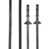 LeMieux Rubber Half-Lined Reins -Equestrian Supplie Store half lined reins black silver IT03779 lemieux 85105.1691512328