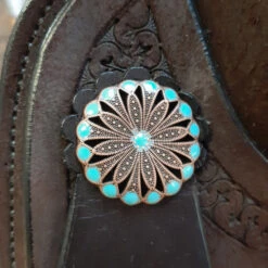 High Horse Lindale Barrel Saddle By Circle Y -Equestrian Supplie Store high horse lindale barrel saddle chocolate concho marys 6228 745C circle y 45629.1579208334